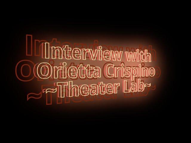 Vaudevisuals interview with Theater Lab's Orietta Crispino