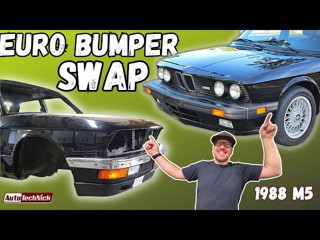 E28 M5 Front EURO Bumper Conversion / BMW swap