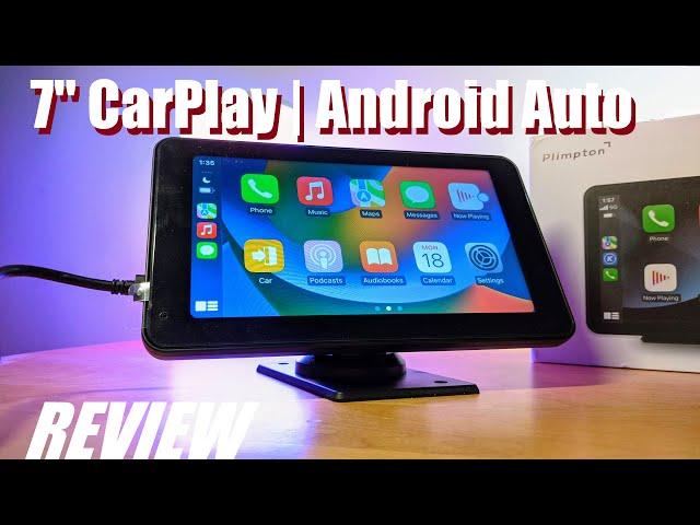 REVIEW: Plimpton L1 Budget 7" CarPlay & Android Auto Wireless Smart Display for Car Dashboard? (GPS)