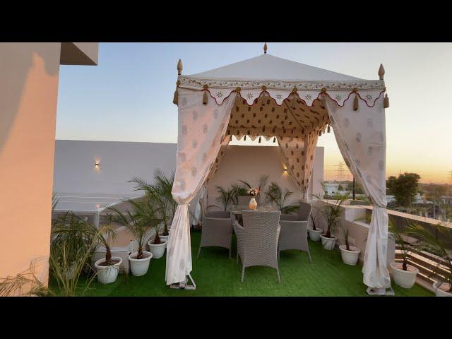 Rooftop Gazebo at Your Villa | Icarus Dev Vihan Villas | Jaipur