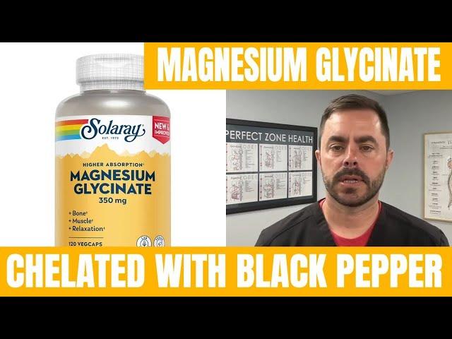  Solaray Magnesium Glycinate Review - Best Chelated Magnesium Supplement with Black Pepper