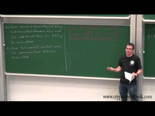 Lecture 24: Man-in-the-middle Attack, Certificates and PKI by Christof Paar