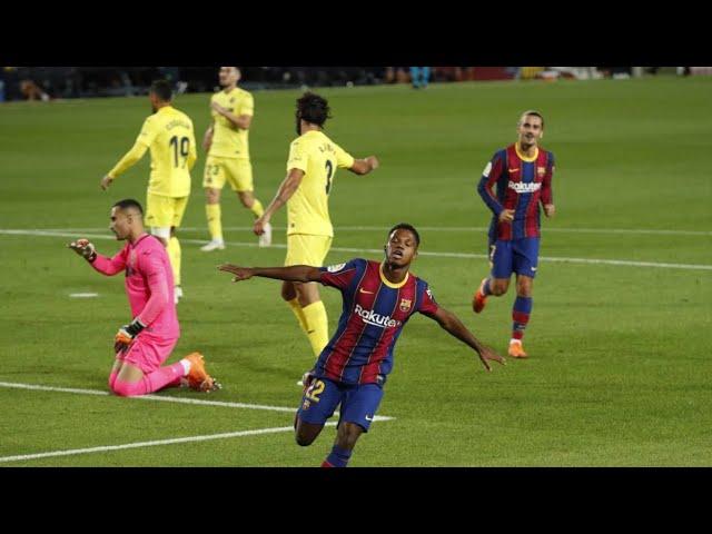 The MAGIC of Ansu Fati VS Villareal | HD