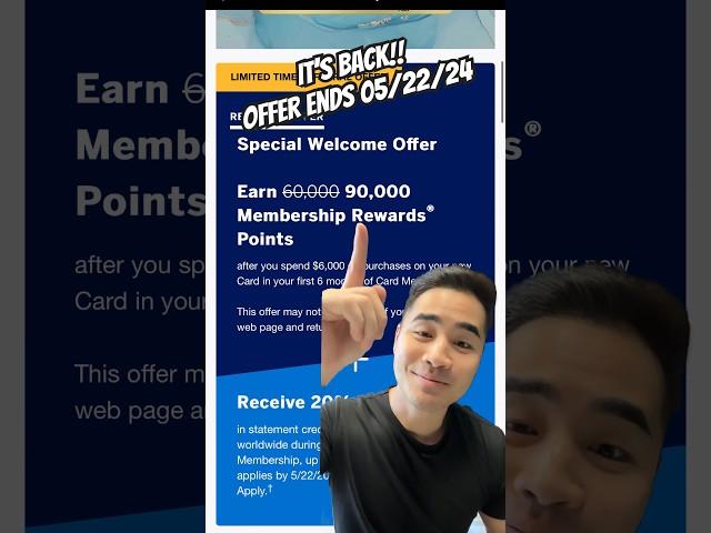 90,000 MR Points gets you so much in free travel! Link in the comments of this video! #amexgold