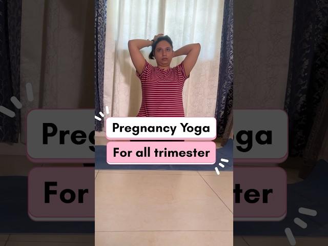 Prenatal Yoga for all trimesters #prenatalyoga #pregnancyyoga #trimesteryoga