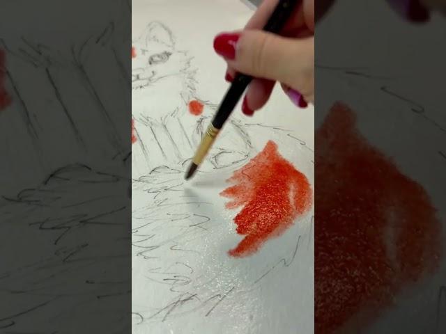  Watch the Magic Unfold: The Creation of "Whimsical Fox Wonderland"    #artlovers #artprocess
