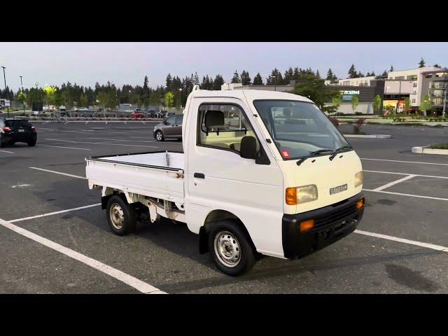 1996 Suzuki Carry Truck with 4WD 5 spd plus Extra low air conditioning