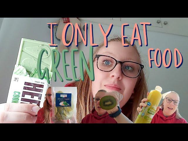 I ONLY ate GREEN foods for 24 hours !!! | TANWEN HAIGH