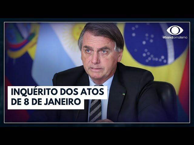 Jair Bolsonaro depõe na Polícia Federal, em Brasília, nesta quarta | Bora Brasil