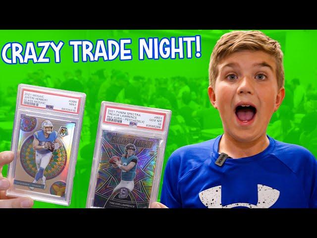 BIG Trade for RARE ROOKIE INSERTS at Burbank Trade Night!