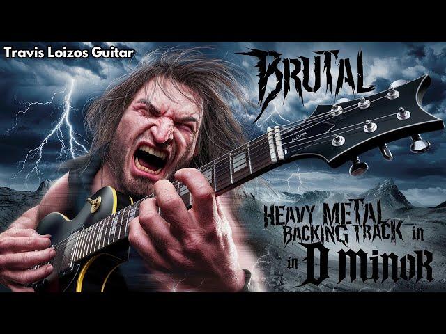 Brutal Heavy Metal Backing Track in D minor | You got What It Takes?