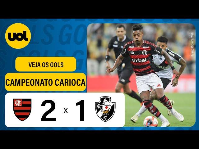 FLAMENGO 2 X 1 VASCO - CAMPEONATO CARIOCA 2025: VEJA OS GOLS!