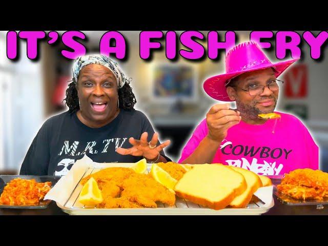 Cooking and Eating a MASSIVE Fish Fry (Crispy and Delicious!)