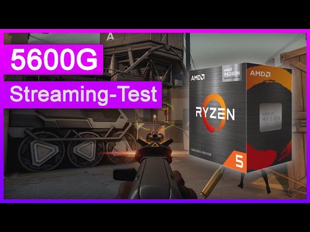 Wie gut ist der AMD Ryzen 5 5600G fürs Streaming? Gaming-Stream Test