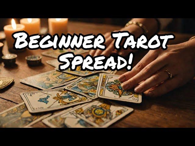 BEGINNER'S 3 Card Tarot Spread - Fast and Easy!