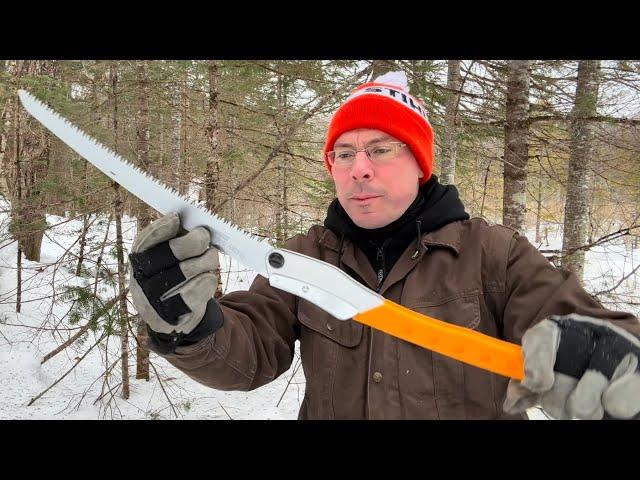 Folding Bushcraft Saw: 1st TEST  & SWAMP Adventure - Fr. Mark Goring, CC