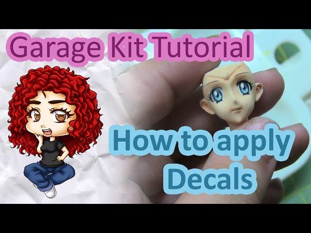 Resin Kit Tutorial: How to apply water slide decals