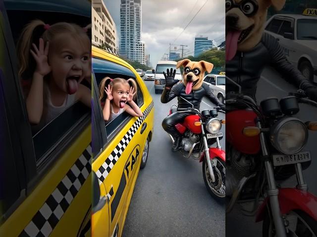  Evolution of Dog : Joking on the road-3 ️ #doglover #puppy #dog #shorts #copydoggy