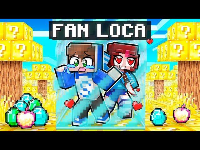 Encerrado con una FAN LOCA en un Mundo de LUCKY BLOCKS! Sparta356