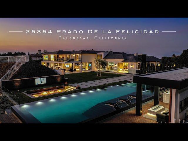 $37,999,000 Calabasas Hillside Estate - 25354 Prado de la Felicidad