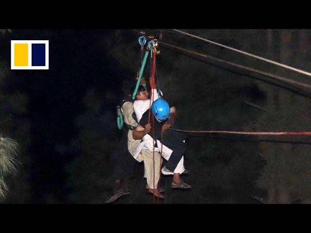 How the Pakistan cable car rescue unfolded