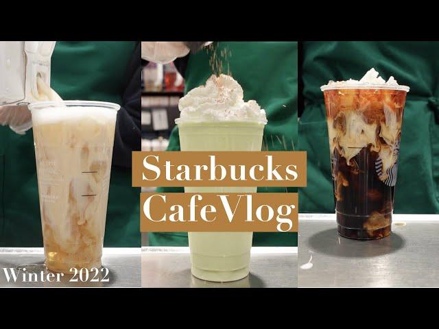 pistachio frappuccino, shaken espressos, refreshers & more! | Target Starbucks | cafe vlog | ASMR