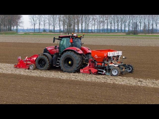 Planting Onions| Case IH puma 175 CVX | zwiebel pflazen | Delta Planter + Grimme RT 300