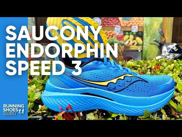 Saucony Endorphin Speed 3 - Versatile, excels at the long run