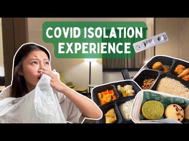 covid vlog 2022 | what i ate + hotel isolation experience