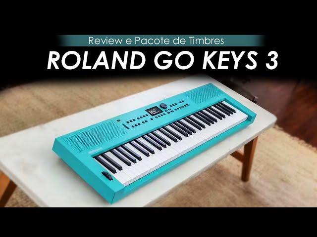 ROLAND GO KEYS 3, vale a pena? | Review e Pacote de Timbres