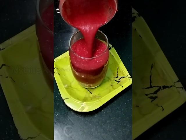 Hemoglobin Booster Juice making ASMR || Mythili's Kitchen #youtubeshorts #mythiliskitchen #youtube