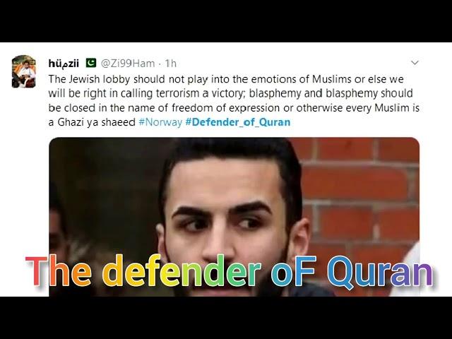 The defender of Holly Quran..The brave boy who save Hooly Quran in Norway