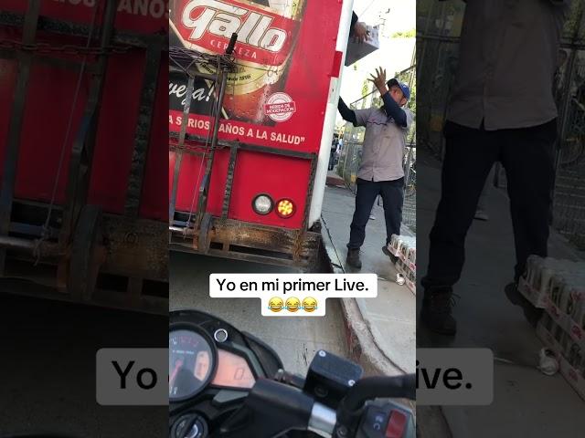 Yo en mi primer live.  #shoorts #humor #guatemalacity #cervezagallo #comedia