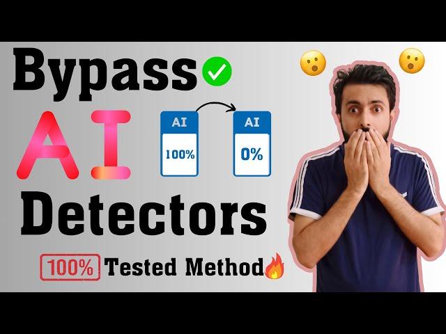 101% tested method to Bypass AI detectors || Plagiarism free writing using ChatGPT | No ai detection