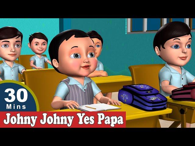 Johny Johny Yes Papa Nursery Rhymes - The Best 3D Animation Rhymes & Songs for Children