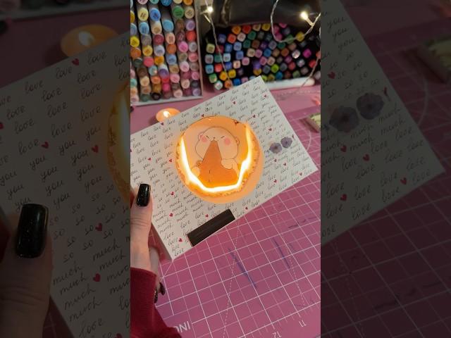 Идея эффектной открытки #идеяоткрытки #открытки #card #cardideas #artwork #giftideas #идеяподарка