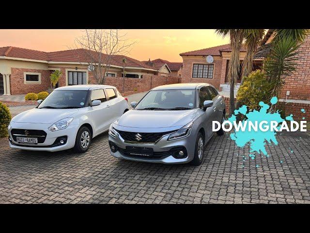 Downgrading from Suzuki Baleno GL to Suzuki Swift GL