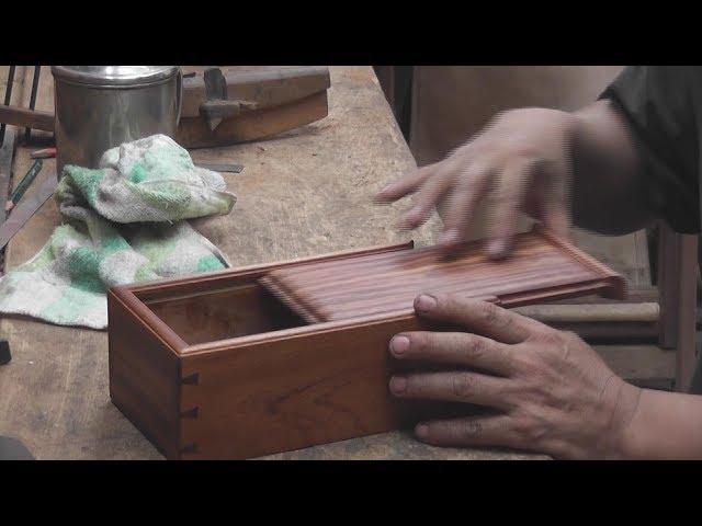 Fourth episode Handcrafted woodworking furniture Box making detailed teaching process