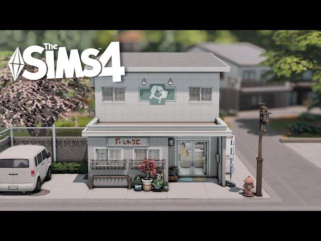 ️ Mt. Komorebi Veterinary Clinic  | Sims 4 Stop Motion | NO CC