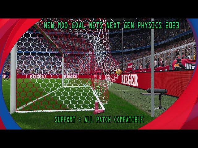 NEW MOD GOAL NETS NEXT-GEN PHYSICS 2023 || ALL PATCH COMPATIBLE || REVIEWS GAMEPLAY