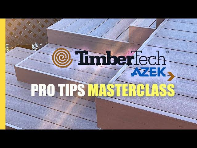 Azek Timbertech Decking MASTERCLASS | Plus Pro Tips and Secrets revealed