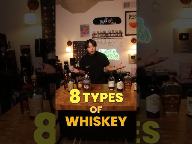 8 Types Of Whiskey #cocktails #bartender #bartending #mixology #barchemistry #whiskey #whisky