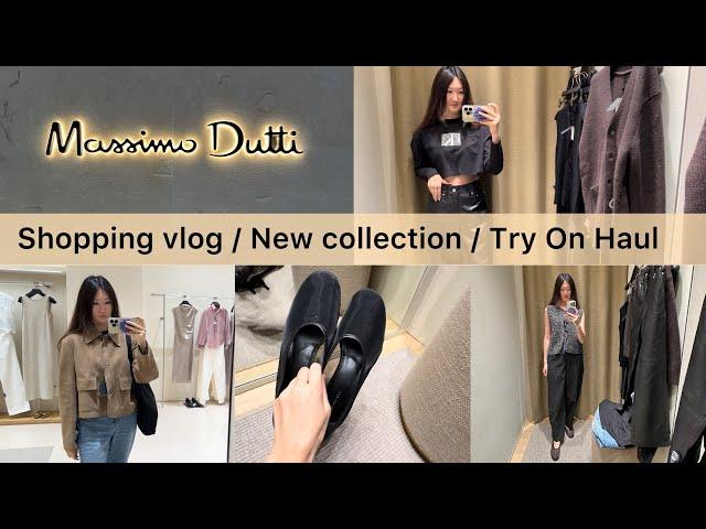 Shopping vlog Massimo Dutti / new collection / try on / шопинг и примерка