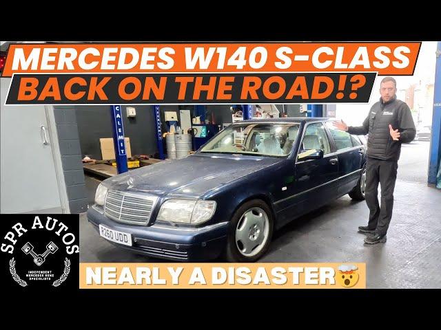 CAN WE GET THE KING OF THE S,CLASS BACK ON THE ROAD MERCEDES W140!? NEARLY A MAJOR DISASTER! 