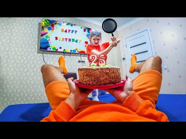I PRANKED MY GIRLFRIEND ON HER BIRTHDAY ( Epic Comedy Parkour POV Prank )