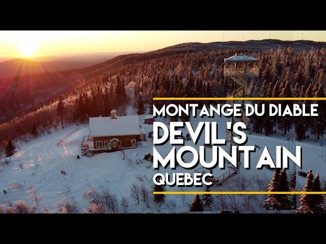 Chasing the Sun: Epic Drone Footage of Devil's Mountain at Sunset | Quebec Adventure!