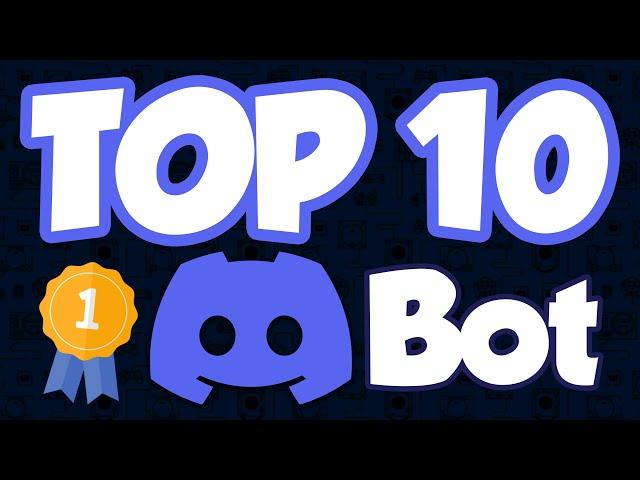 TOP 10 MIGLIORI BOT per DISCORD (2023)