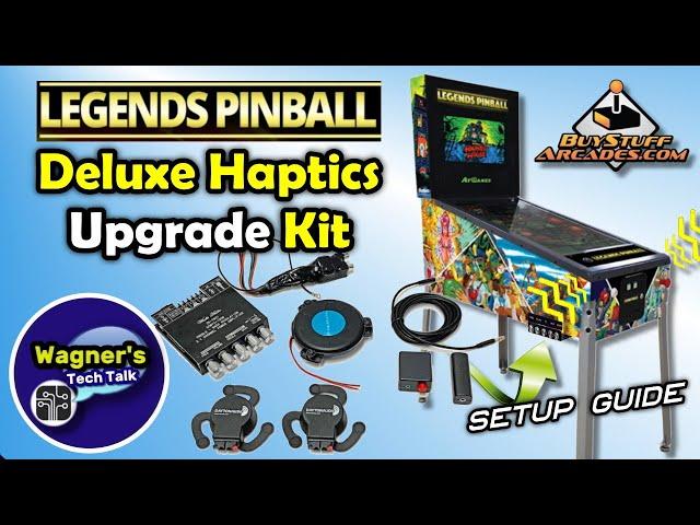 AtGames Legends Pinball Haptics Upgrade Kit: Bass Shaker + Exciters Setup | Buy Stuff Arcades