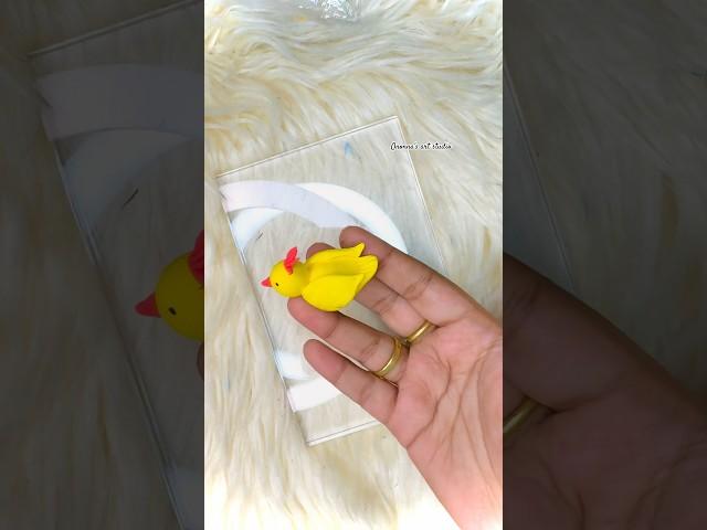 DIY- soft clay craft || #ononnasartstudio #youtubeshorts #clayartideas #tutorial #howto #birds #diy