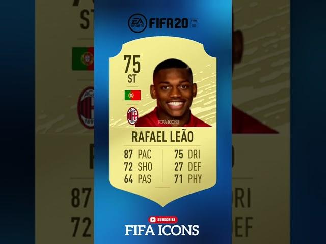 Rafael Léao FIFA Evolution| FIFA 19 ️ 22 #leão #fifa #fifa22 #evolution